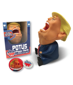 TRUMP TOY COLLECTIBLE COIN BANK